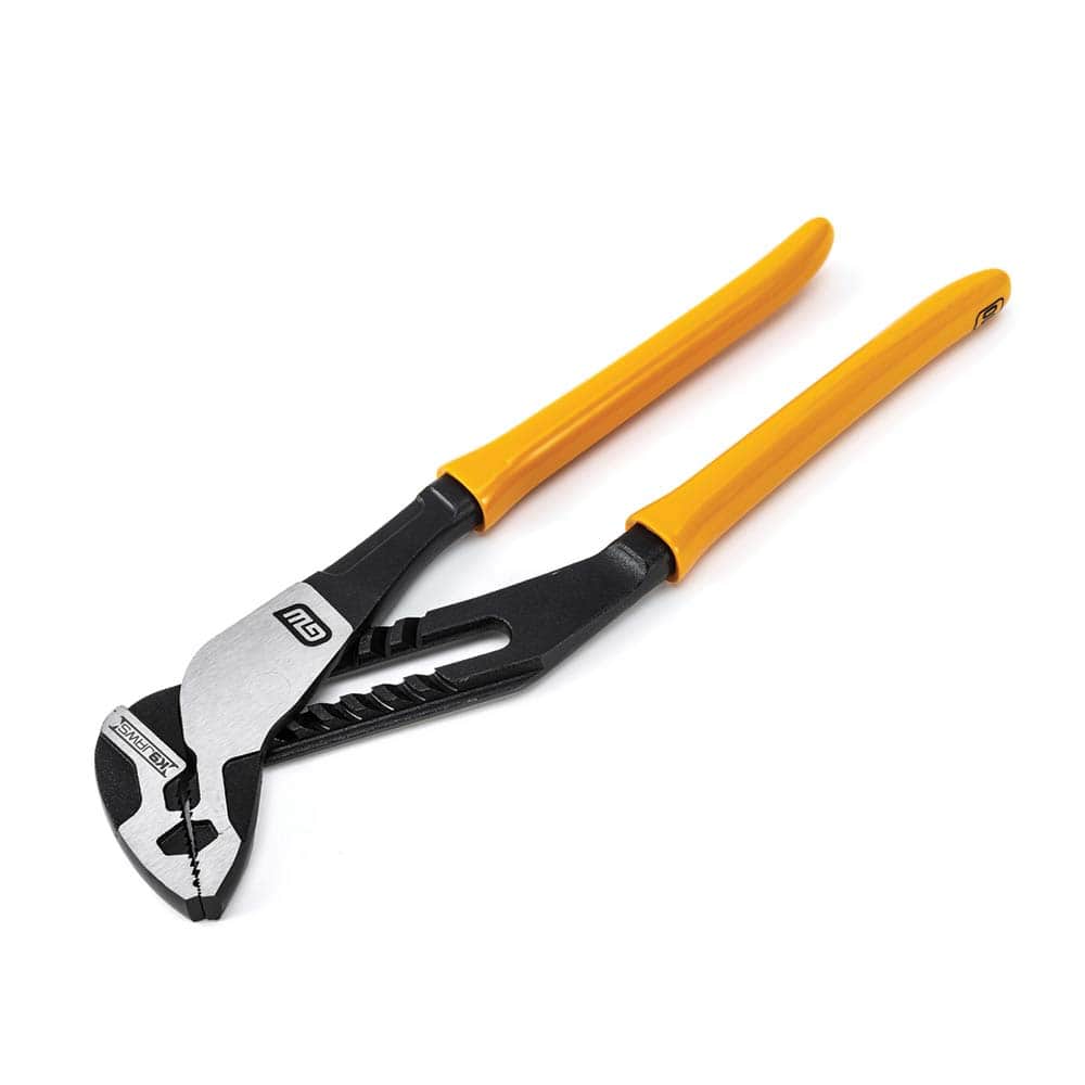 Tongue & Groove Plier: 1.6" Cutting Capacity, Straight Jaw