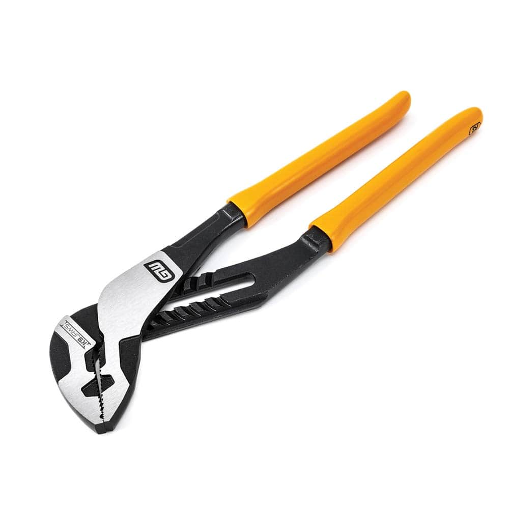Tongue & Groove Plier: 2.6" Cutting Capacity, Straight Jaw
