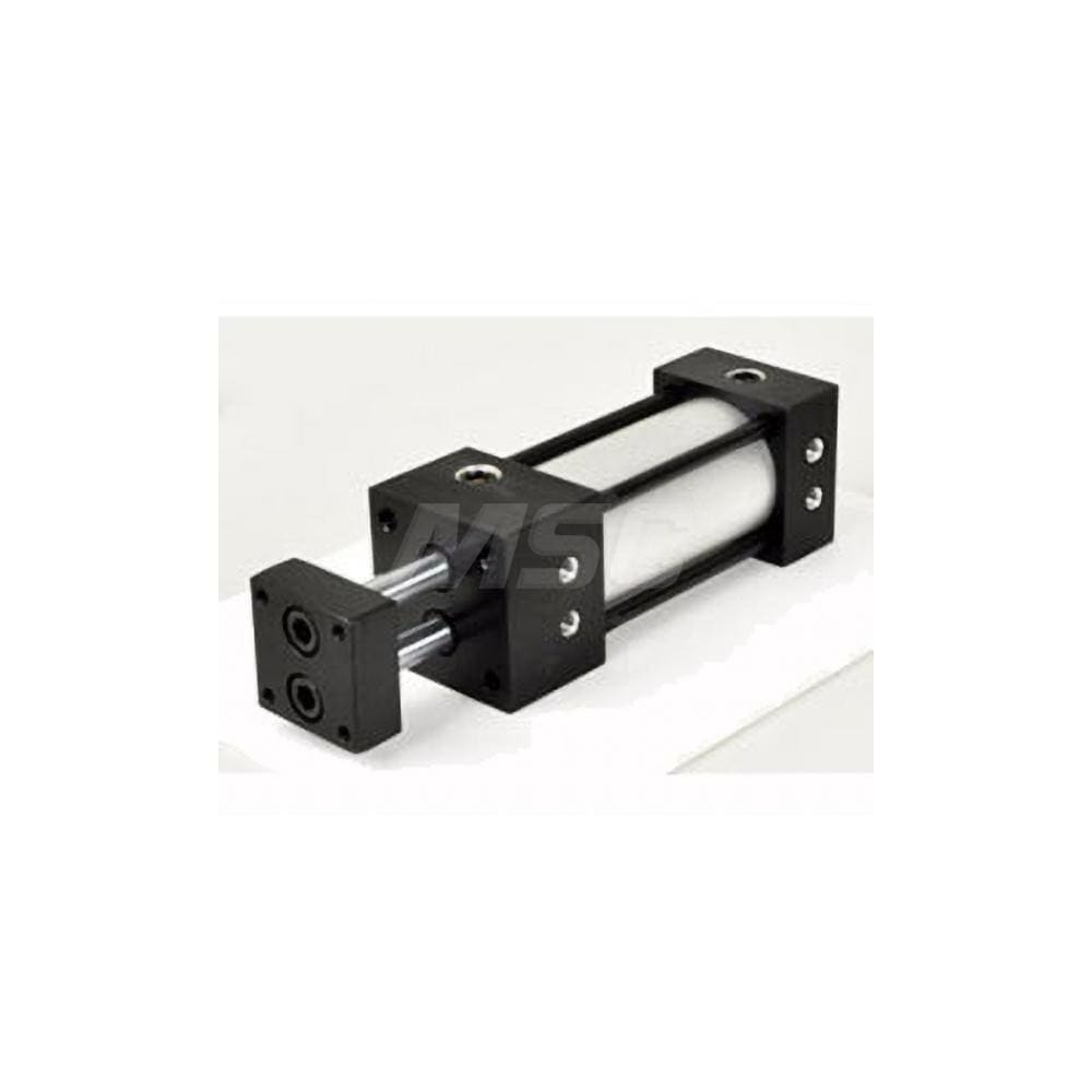 Norgren ND02A-N07-AMCM0 Double Acting Rodless Air Cylinder: 2" Bore, 2" Stroke, 250 psi Max, 1/4 NPT Clevis Mount Image