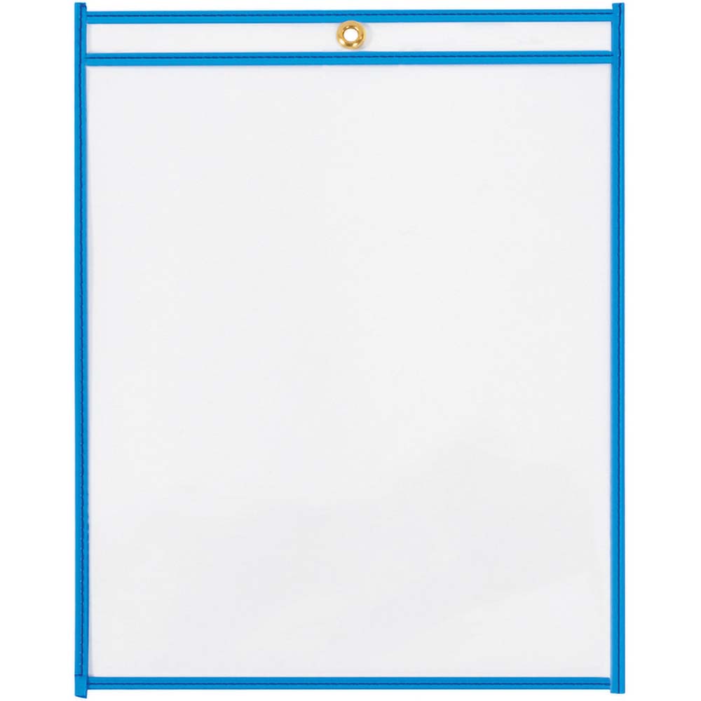 Value Collection 15 Pc Job Ticket Holder Neon Blue MSC Industrial