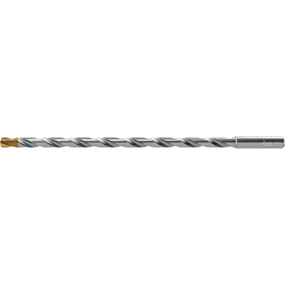 Walter-Titex 7684317 Extra Length Drill Bit: 0.375" Dia, 140 °, Solid Carbide 