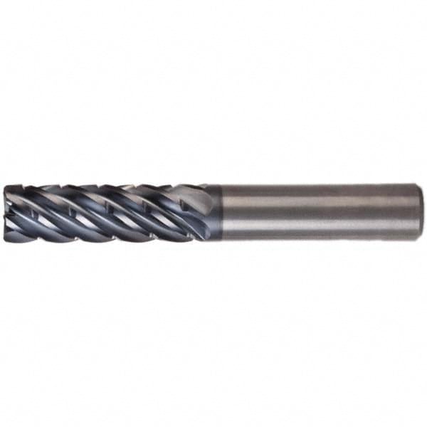 Kennametal 6767691 Corner Radius End Mill: 1" Dia, 3" LOC, 0.06" Radius, 6 Flutes, Solid Carbide Image