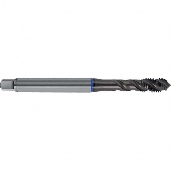 Guhring 9003910254000 Spiral Flute Tap: #1-8, UNC, 4 Flute, Semi-Bottoming, 2BX Class of Fit, TiAlN Finish Image