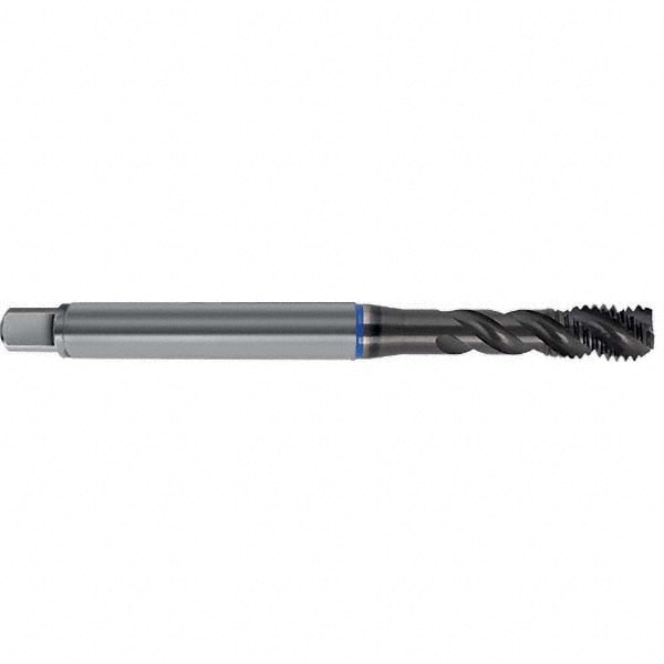 Guhring 9046300025000 Spiral Flute Tap: M2.50 x, 0.45, Metric, 3 Flute, Bottoming, 6HX Class of Fit, TiAlN Finish Image