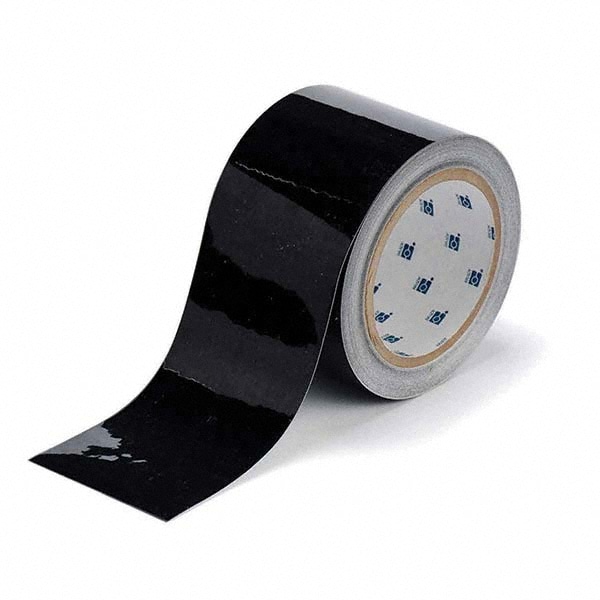 Floor & Aisle Marking Tape: 3" Wide, 100' Long, Polyester
