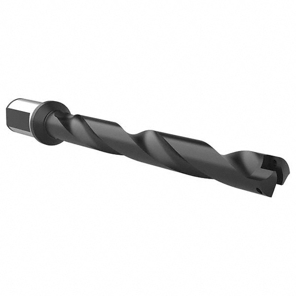 Indexable Spade Drill: 0.961 to 1.38" Dia, Helical Flute