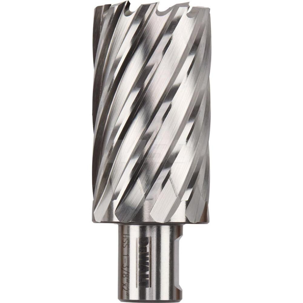 Annular Cutter: 1-3/8" Dia, 2" Depth of Cut, High Speed Steel