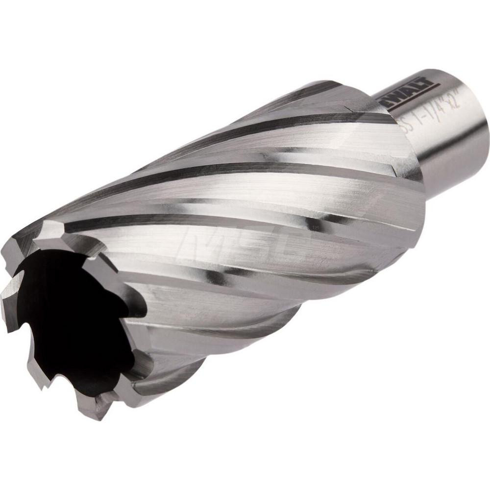 DeWALT Annular Cutter 11/4" Dia, 2" Depth of Cut, High Speed Steel