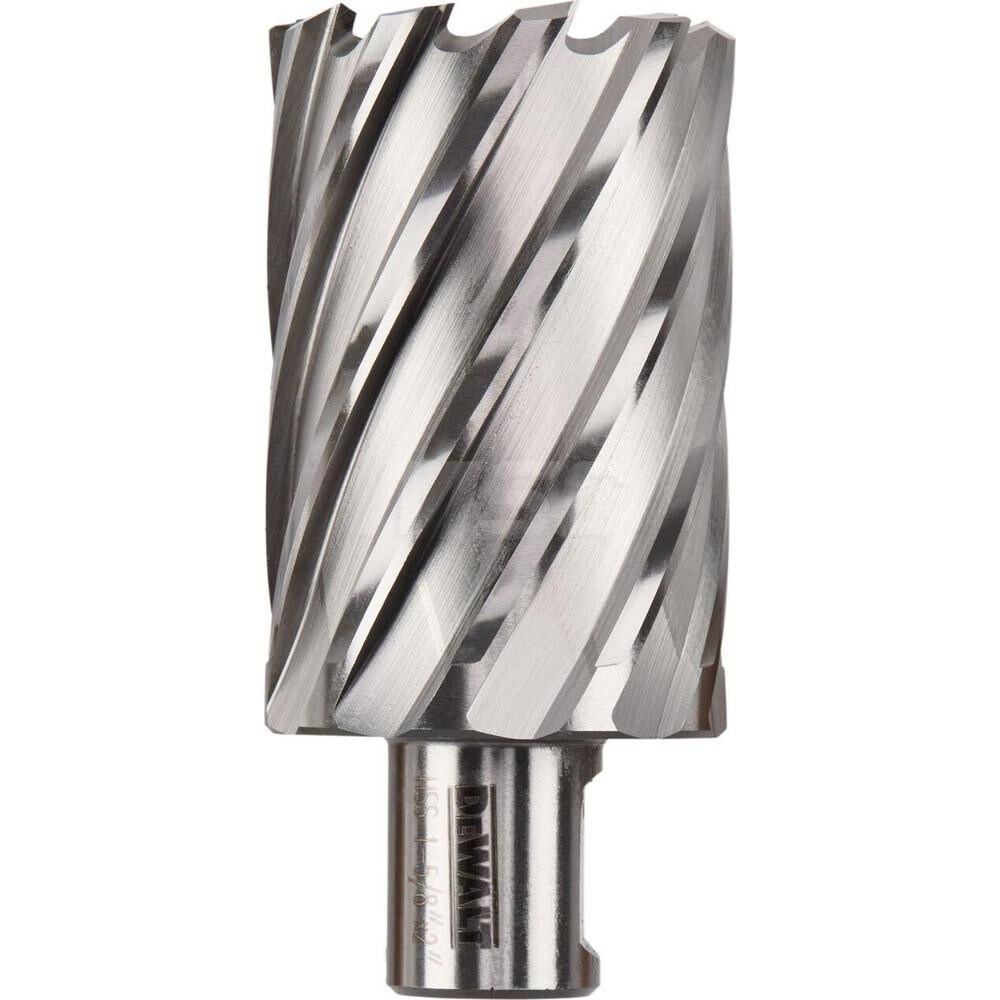 Annular Cutter: 1-5/8" Dia, 2" Depth of Cut, High Speed Steel