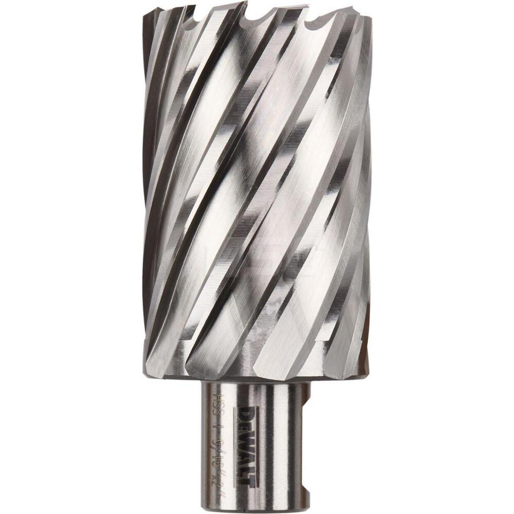 Annular Cutter: 9/16" Dia, 2" Depth of Cut, High Speed Steel