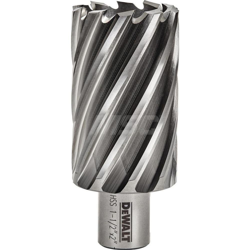 Annular Cutter: 1/2" Dia, 2" Depth of Cut, High Speed Steel