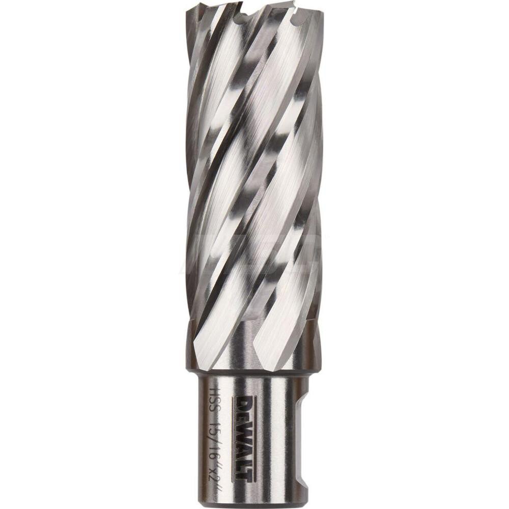 Annular Cutter: 15/16" Dia, 2" Depth of Cut, High Speed Steel