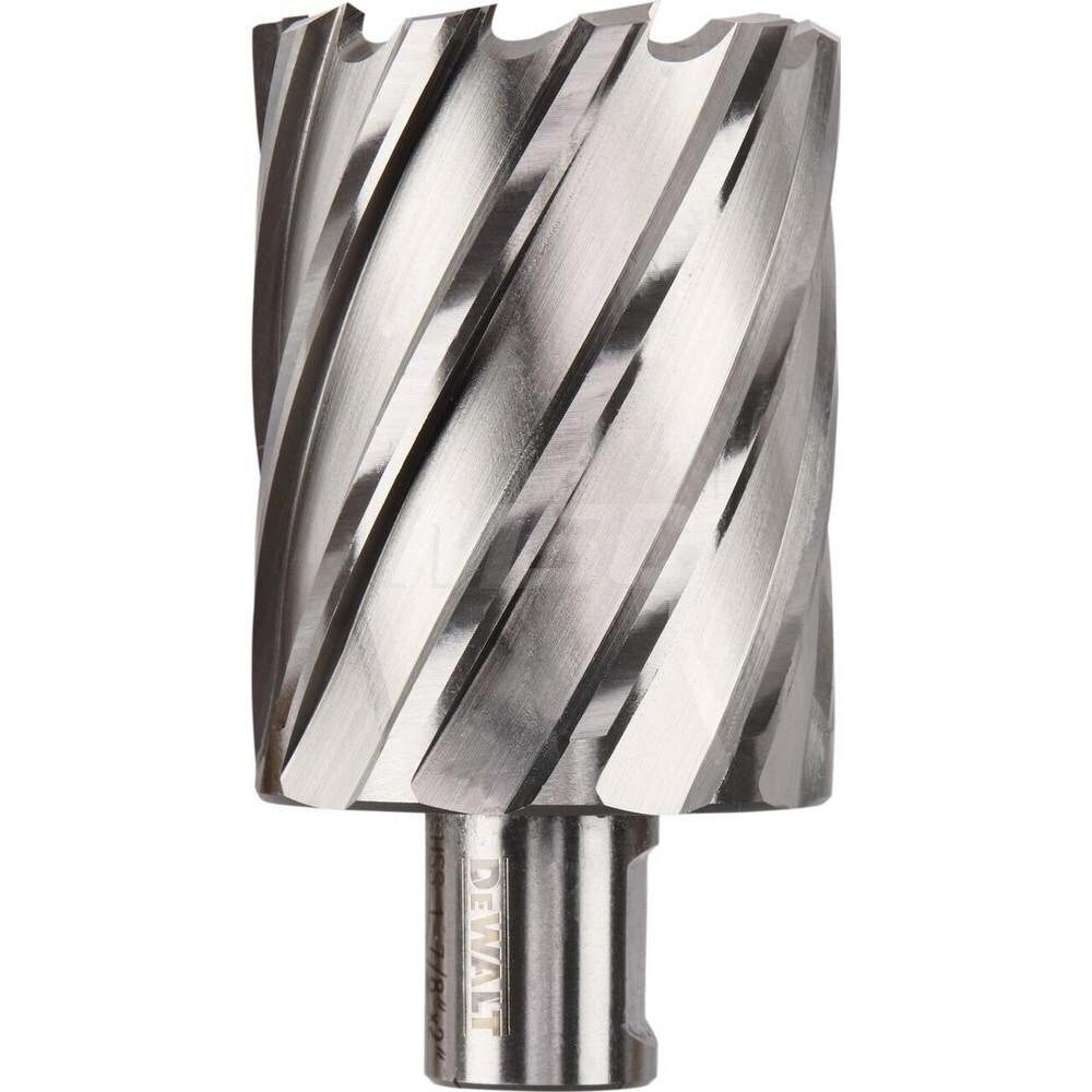Annular Cutter: 1-7/8" Dia, 2" Depth of Cut, High Speed Steel