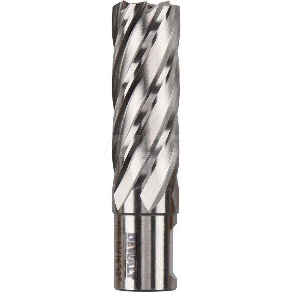 Annular Cutter: 13/16" Dia, 2" Depth of Cut, High Speed Steel