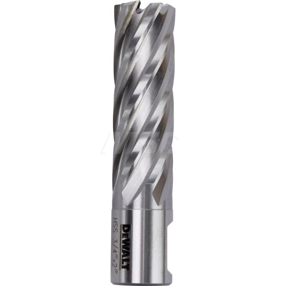 Annular Cutter: 3/4" Dia, 2" Depth of Cut, High Speed Steel