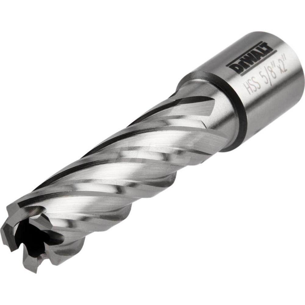 DeWALT Annular Cutter 5/8" Dia, 2" Depth of Cut, High Speed Steel