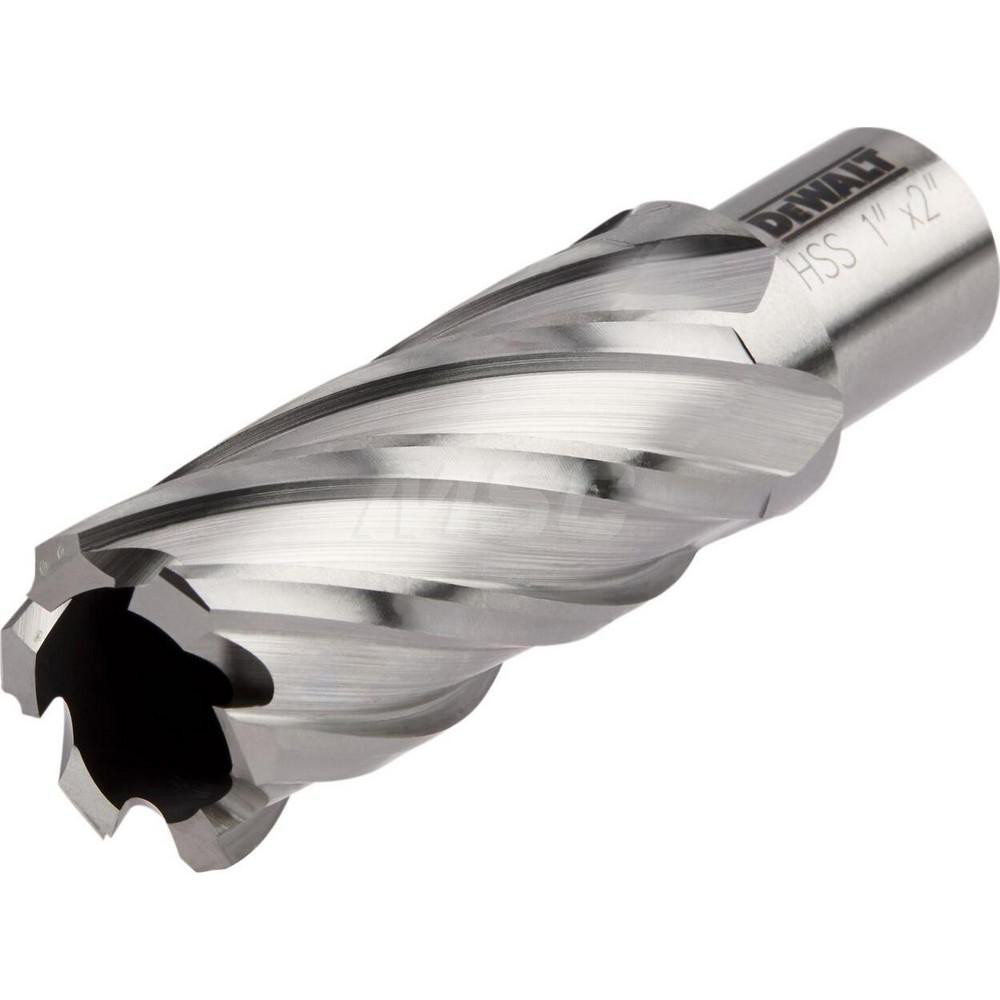 DeWALT Annular Cutter 1" Dia, 2" Depth of Cut, High Speed Steel