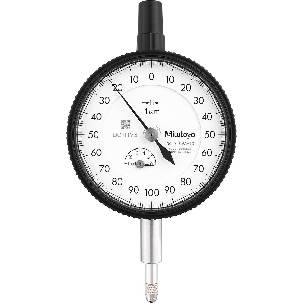 Mitutoyo Dial Test Indicator 0 mm Min, 1.00 mm Max, +/0.004 microm