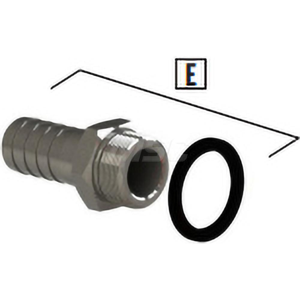 Stainless Steel Hose Barb & O-Ring: