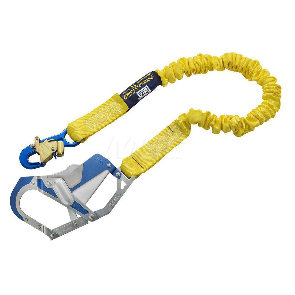 Lanyards & Lifelines; Load Capacity: 310lb; 141kg ; Lifeline Material: Polyester ; Capacity (Lb.): 310 ; End Connections: Snap Hook ; Maximum Number Of Users: 1 ; Anchorage Connection: Snap Hook