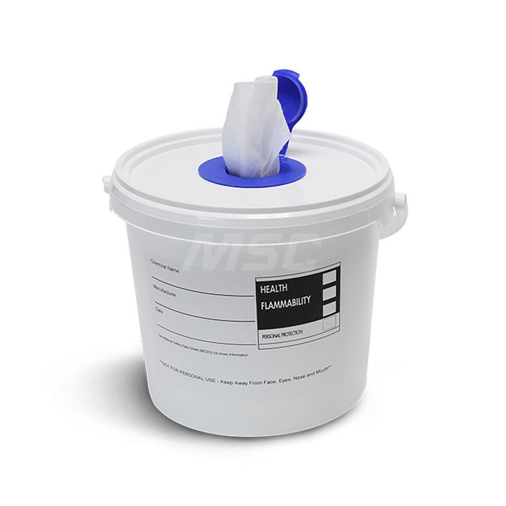 Wipe Dispensers; For Use With: 96924 ; Dispenser Style: Manual ; Color: White ; Material: Plastic