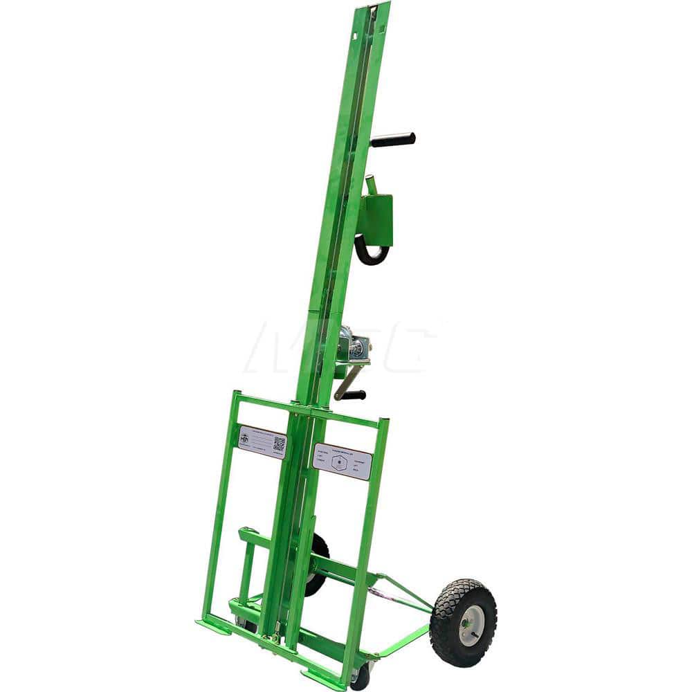 Panel Lifts; LiftType: Drywall ; Drive Type: Hand Crank ; Maximum Height: 120 (Inch); Panel Size: 4x16 ; Load Capacity: 150 ; Material: Steel