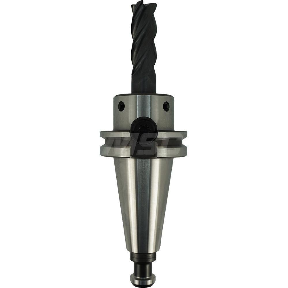 Corner Radius End Mill: 3/4" Dia, 2" LOC, 0.03" Radius, 4 Flutes, Solid Carbide