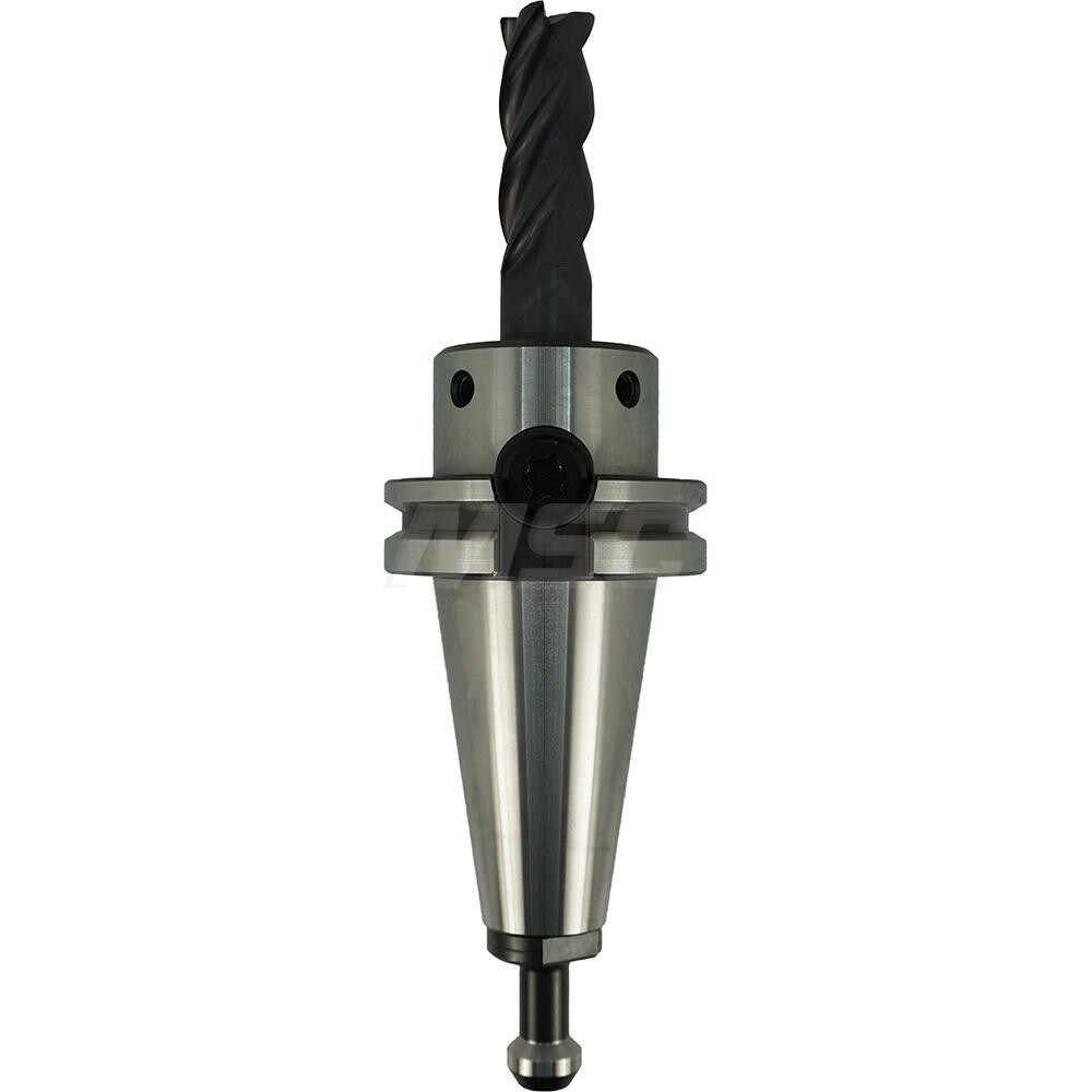 Corner Radius End Mill: 3/4" Dia, 2" LOC, 0.03" Radius, 4 Flutes, Solid Carbide