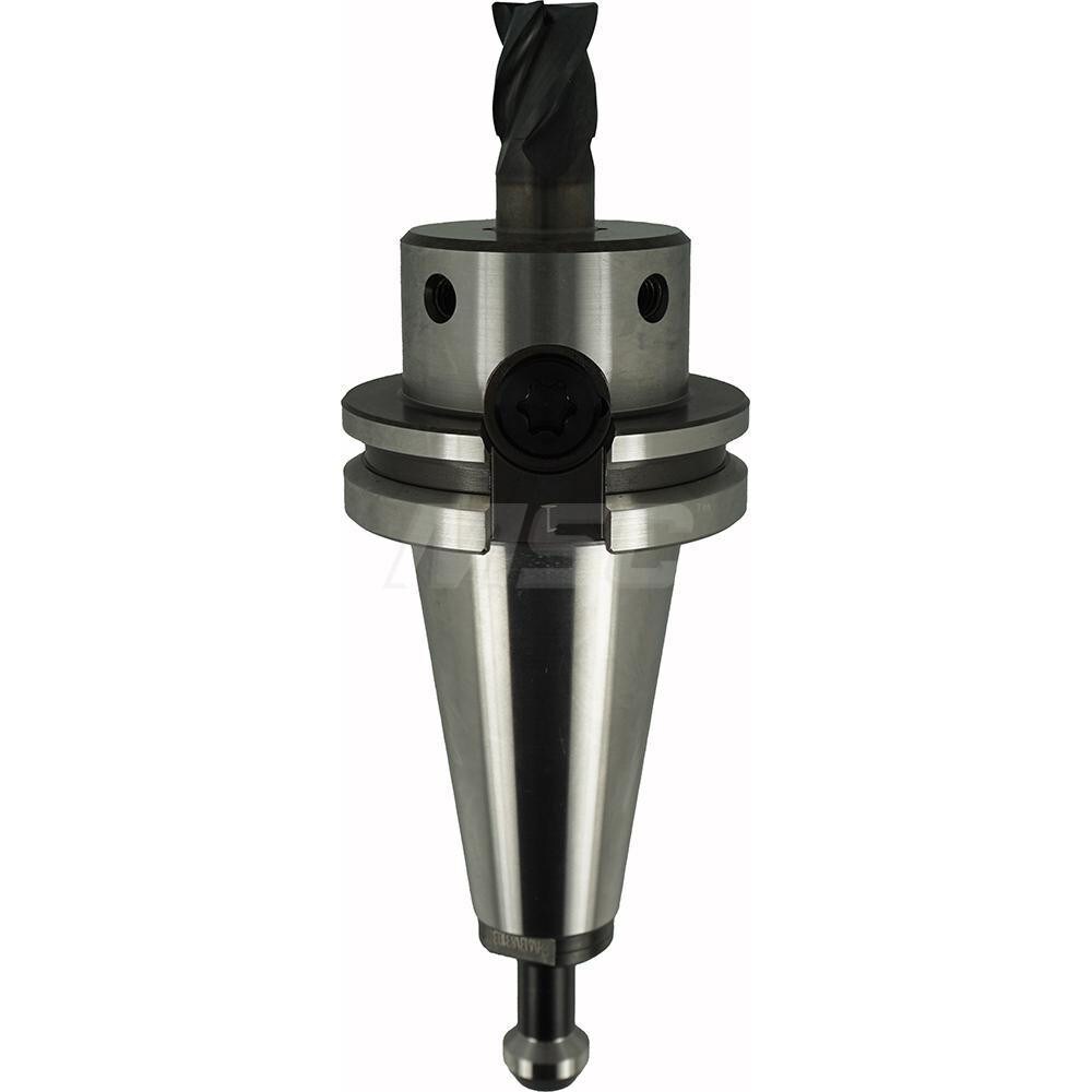 Corner Radius End Mill: 5/8" Dia, 3/4" LOC, 0.03" Radius, 4 Flutes, Solid Carbide