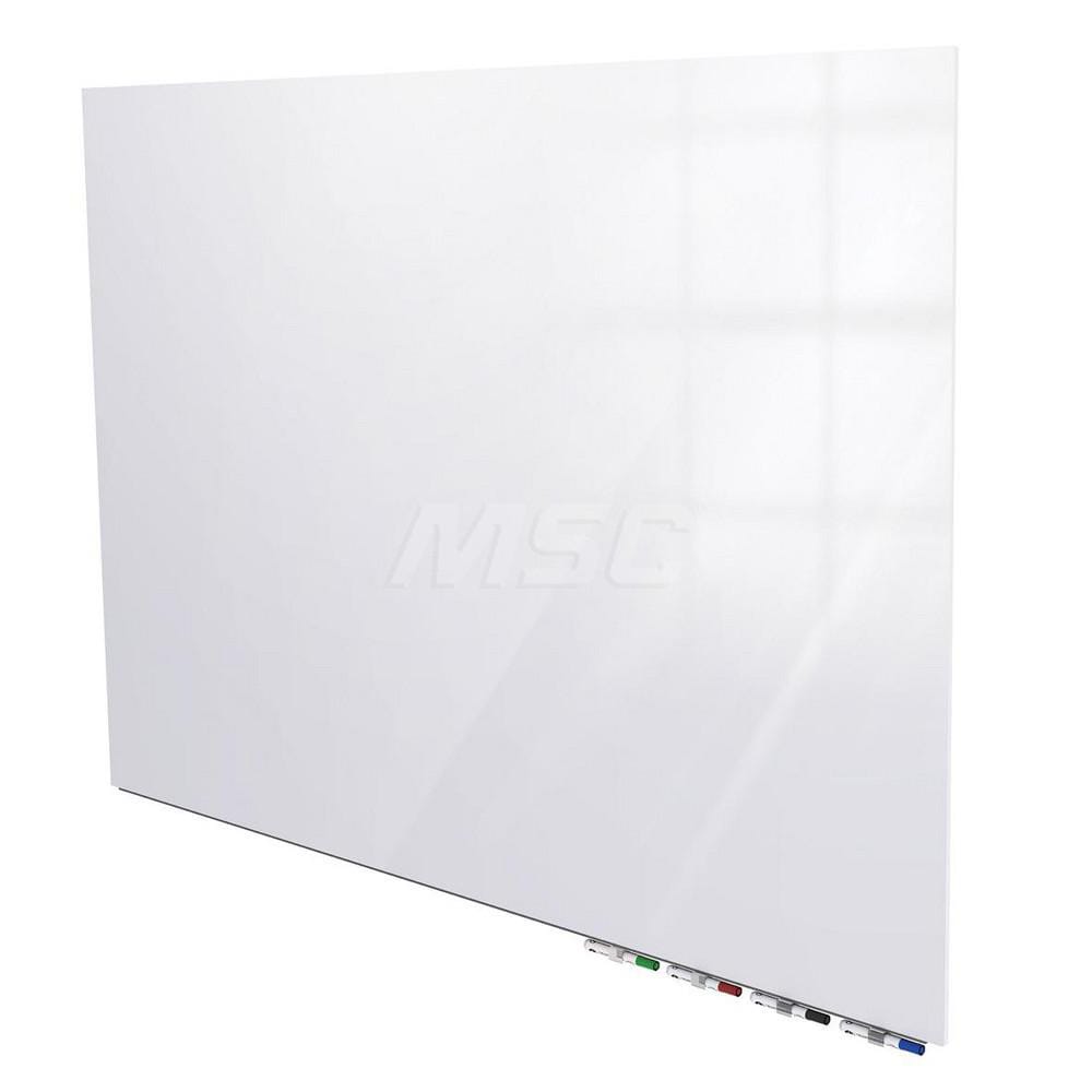 Whiteboards & Magnetic Dry Erase Boards; Board Material: Glass ; Height (Inch): 36 ; Width (Inch): 48 ; Includes: Eraser; (4) Markers ; Depth (Inch): 1/2 ; Color: White