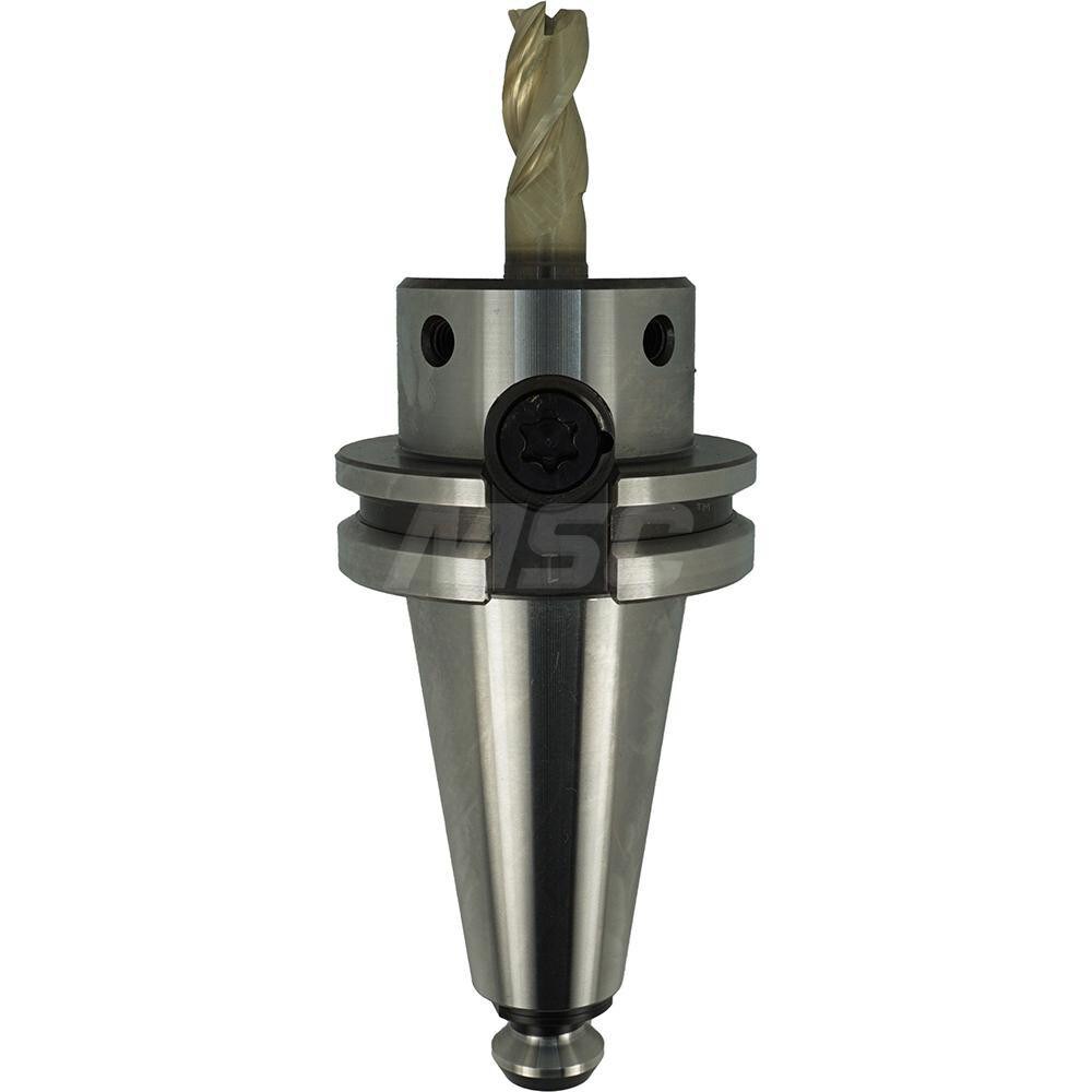 Corner Radius End Mill: 1/2" Dia, 1" LOC, 0.03" Radius, 3 Flutes, Solid Carbide