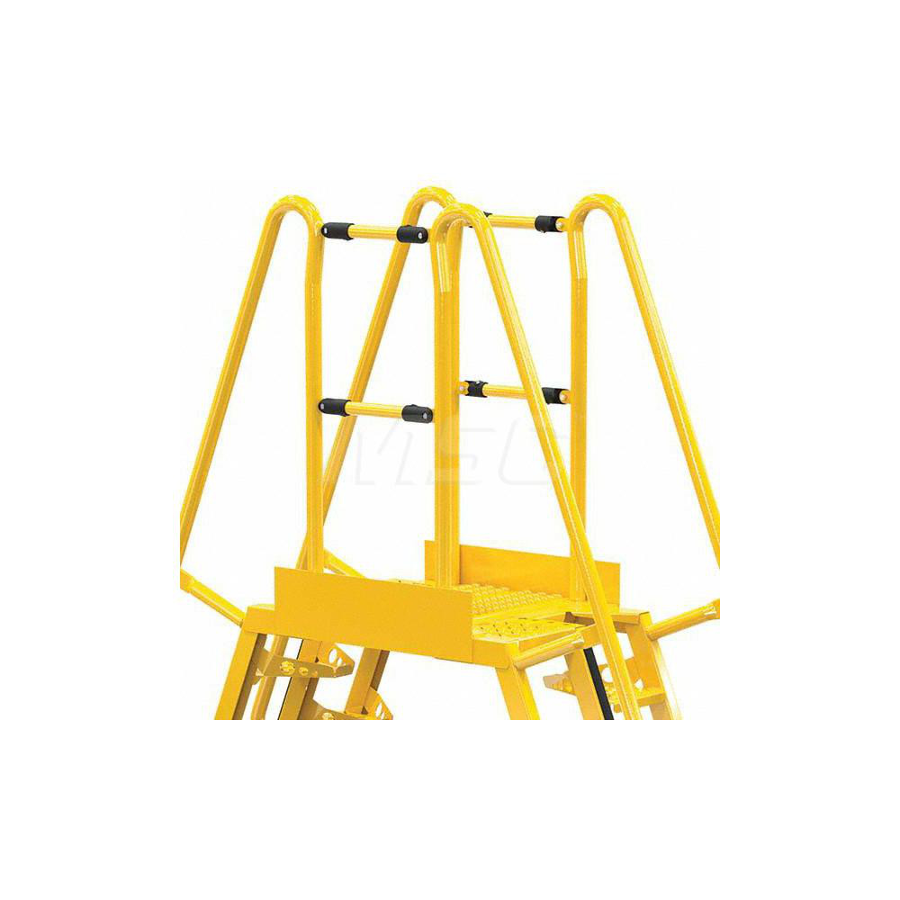 Vestil - 8-Step Steel Crossover Bridge Platform: 350 lb Capacity, 20-1/ ...