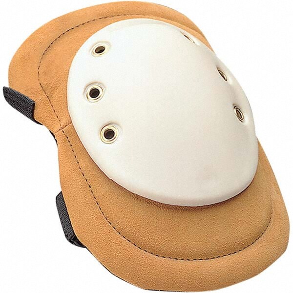 Knee Pad: 2 Strap, Plastic Cap, Buckle Closure, Universal