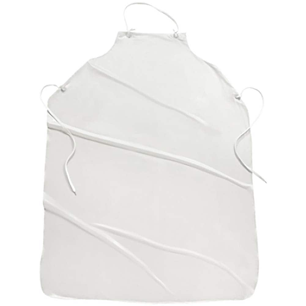 PIP UPW-48 Bib Apron: Size Universal, 48" Length, 8 mil Thick, White Image