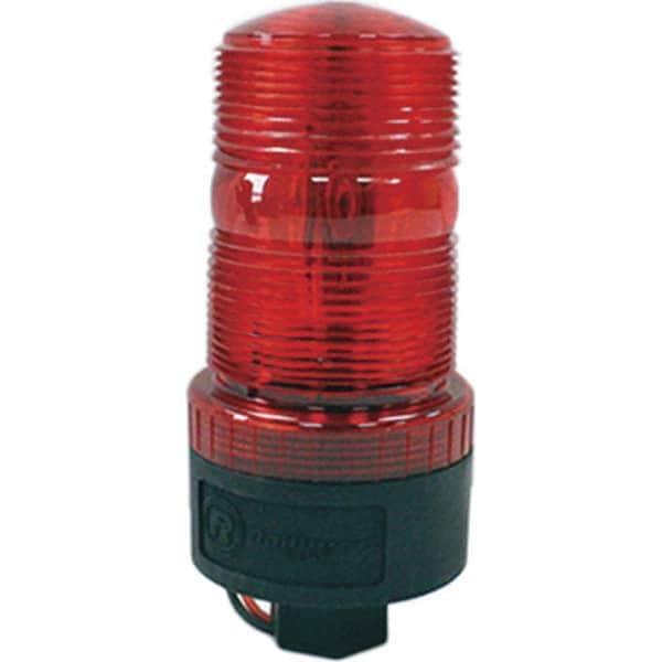 Railhead Corporation M490-LED R Double, Quad, Revolving & Single Light: Red, Pipe Mount, 120VAC 
