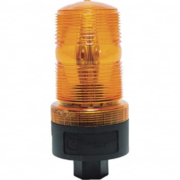 Railhead Corporation M490-LED A Double, Quad, Revolving & Single Light: Amber, Pipe Mount, 120VAC 