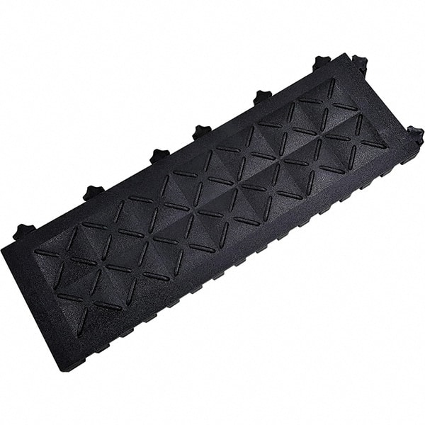 Ergo Advantage ESDA7-B Anti-Fatigue Modular Tile Mat: Dry Environment, 6" Length, 18" Wide, 1" Thick, Black 