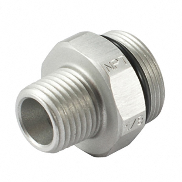 Coolant Hose Adapters, Connectors & Sockets; Type: Connector; Hose Inside Diameter (Inch): 1/8; Connection Type: Male to Female; Thread Size: 0.433 in; Number Of Pieces: 1; Acid-resistant: Yes; Body Material: Aluminum; Maximum Flow Rate (GPM): 4.00; Maxim