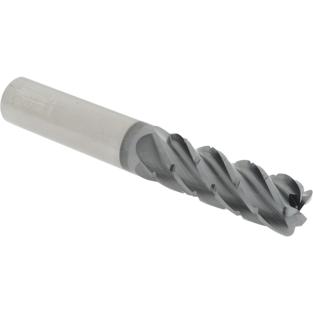 Accupro 6503995 Corner Radius End Mill: 3/4" Dia, 2-1/4" LOC, 0.09" Radius, 5 Flutes, Solid Carbide Image