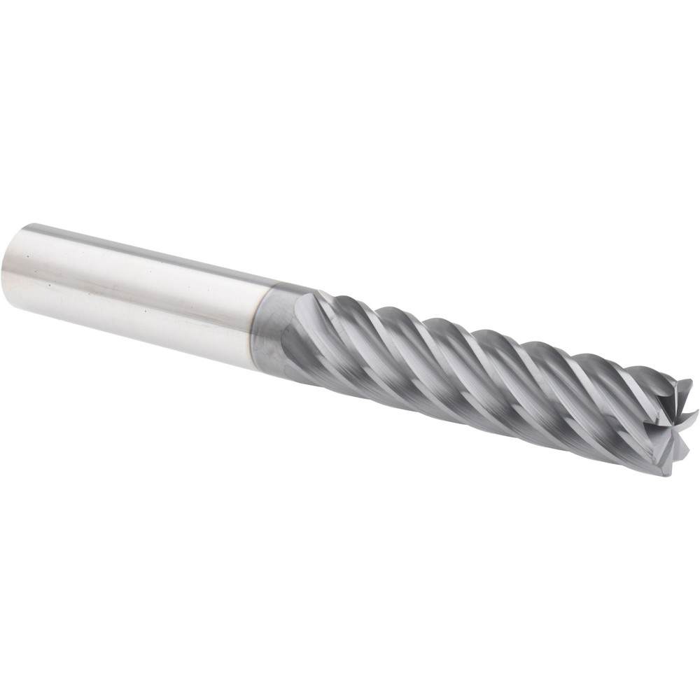 Accupro 6504037 Corner Radius End Mill: 1/2" Dia, 2" LOC, 0.02" Radius, 7 Flutes, Solid Carbide 