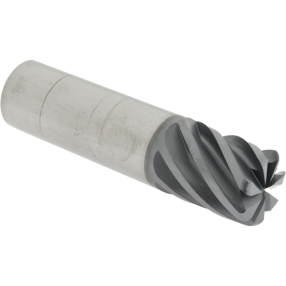 Accupro 6504080 Corner Radius End Mill: 1" Dia, 1-1/4" LOC, 0.12" Radius, 7 Flutes, Solid Carbide Image