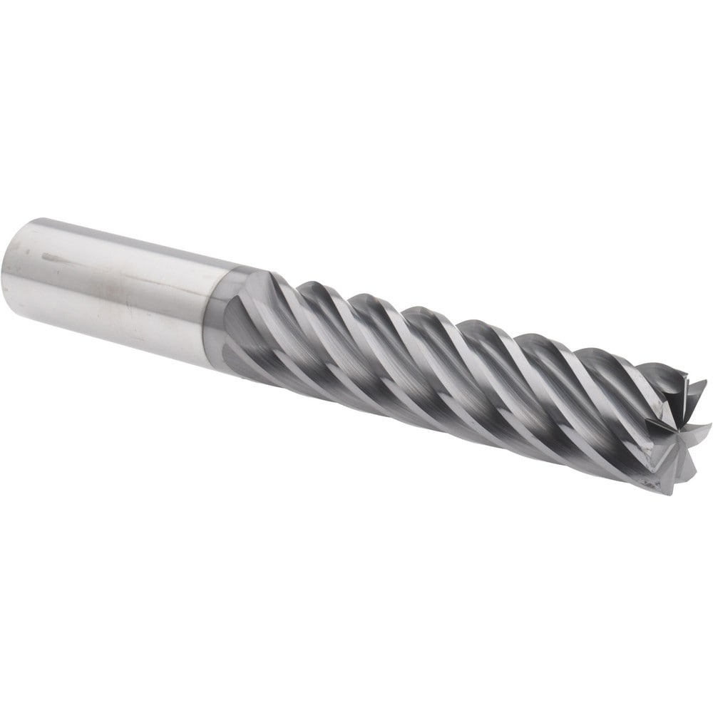 Accupro 6504089 Corner Radius End Mill: 1" Dia, 4-1/8" LOC, 0.03" Radius, 7 Flutes, Solid Carbide Image