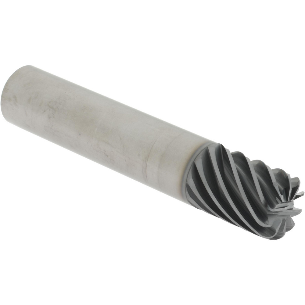 Accupro 6504115 Corner Radius End Mill: 3/4" Dia, 1" LOC, 0.12" Radius, 10 Flutes, Solid Carbide Image
