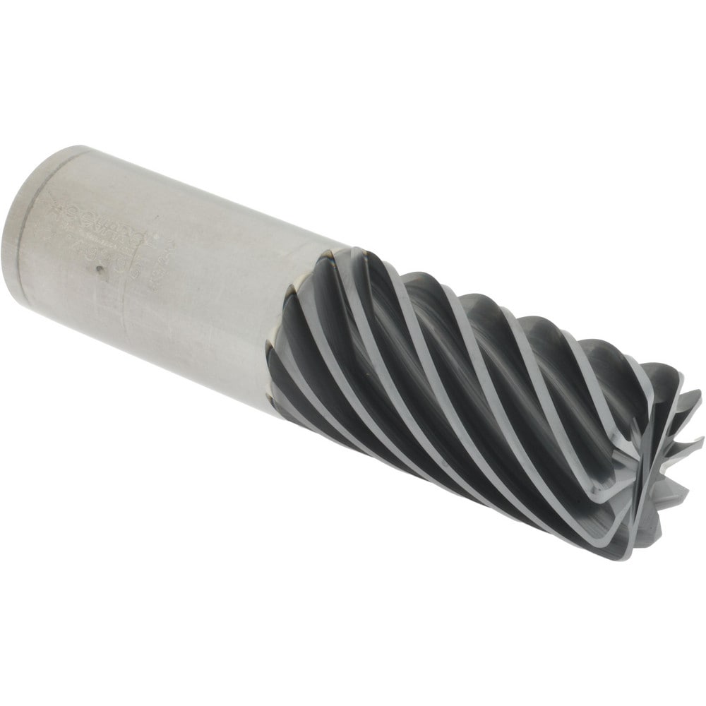 Accupro 6504128 Corner Radius End Mill: 1" Dia, 2" LOC, 0.06" Radius, 10 Flutes, Solid Carbide Image