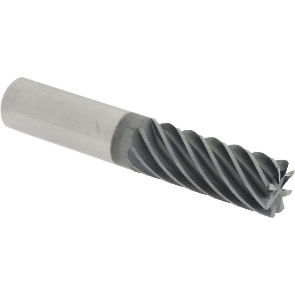 Accupro 6504108 Corner Radius End Mill: 5/8" Dia, 1-5/8" LOC, 0.03" Radius, 8 Flutes, Solid Carbide 