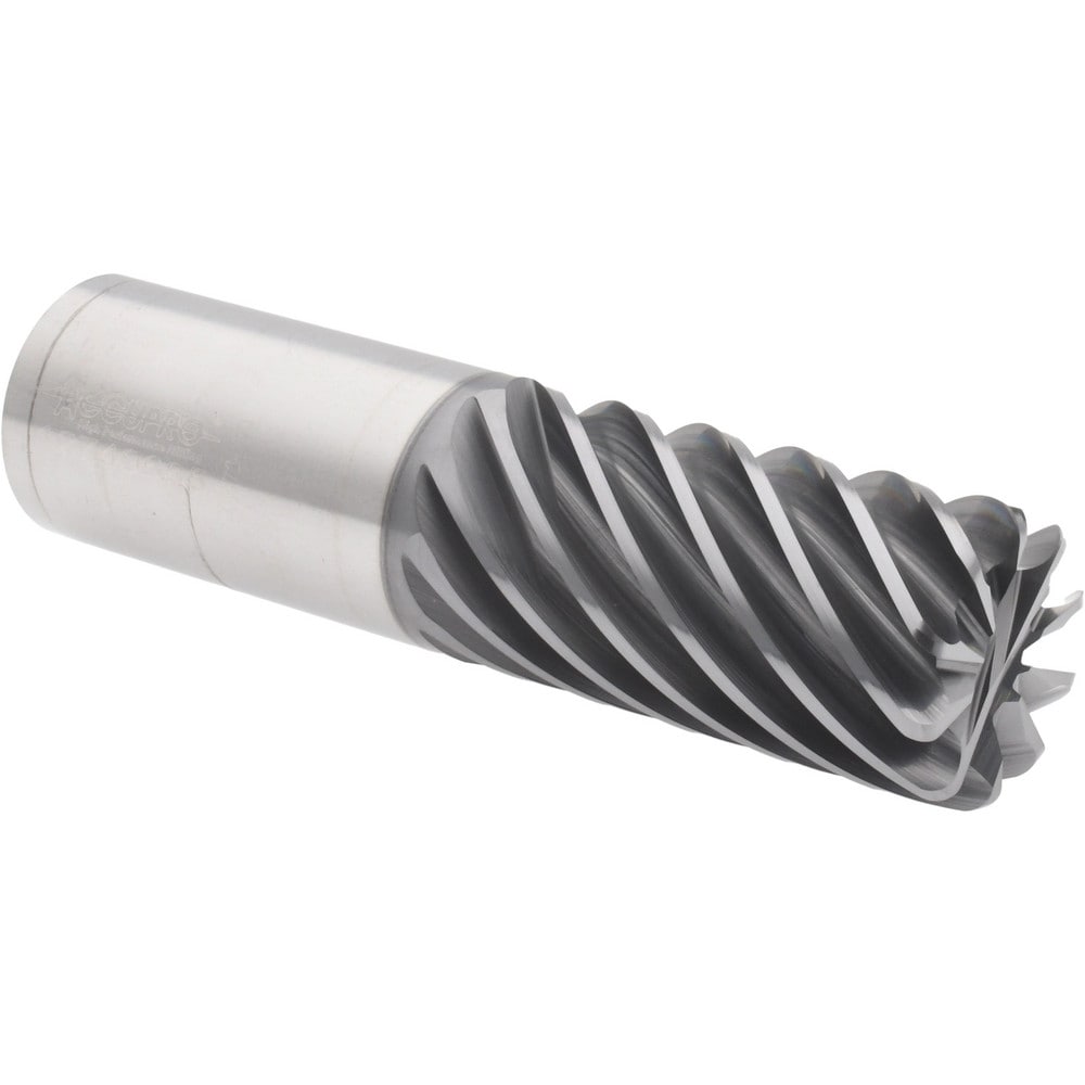 Accupro 6504129 Corner Radius End Mill: 1" Dia, 2" LOC, 0.09" Radius, 10 Flutes, Solid Carbide Image