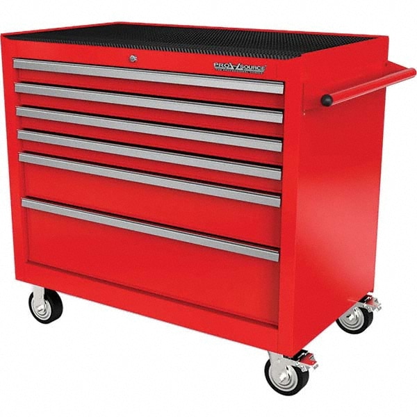 PRO-SOURCE AT42061CG-01A Steel Tool Roller Cabinet: 6 Drawers Image