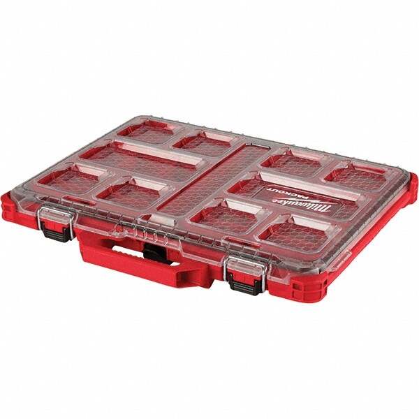PACKOUT 10 Compartment Red Small Parts Compact Organizer