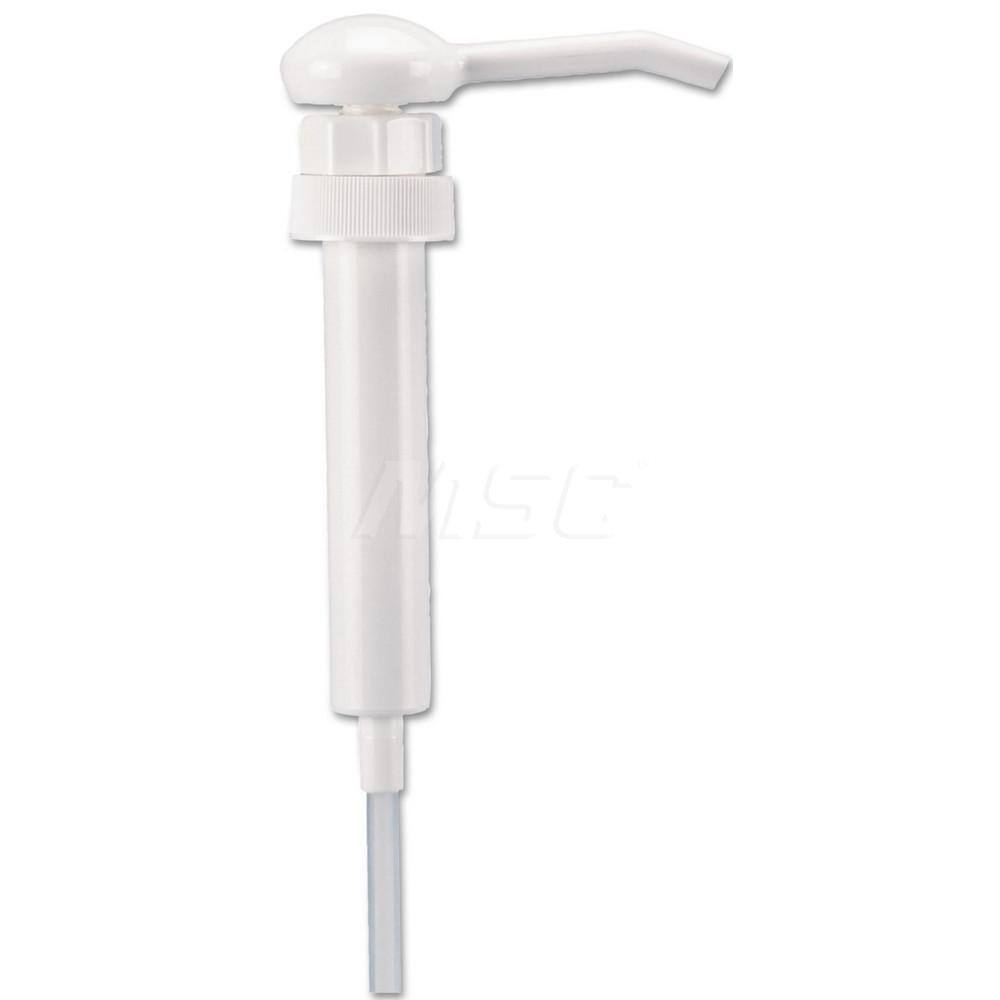 Hand-Operated Drum Pumps; Pump Type: Siphon ; Ounces per Stroke: 1.00 ; Outlet Size (Inch): 12 ; Material: High Density Polyethylene ; Overall Length (Inch): 12 ; Diameter (Inch): 1-1/4