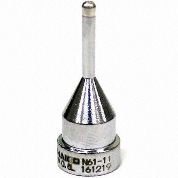 Desoldering Pump Tips; Inside Diameter (mm): 0.8000 ; Outside Diameter (mm): 2.1000 ; Overall Length (mm): 11.0000